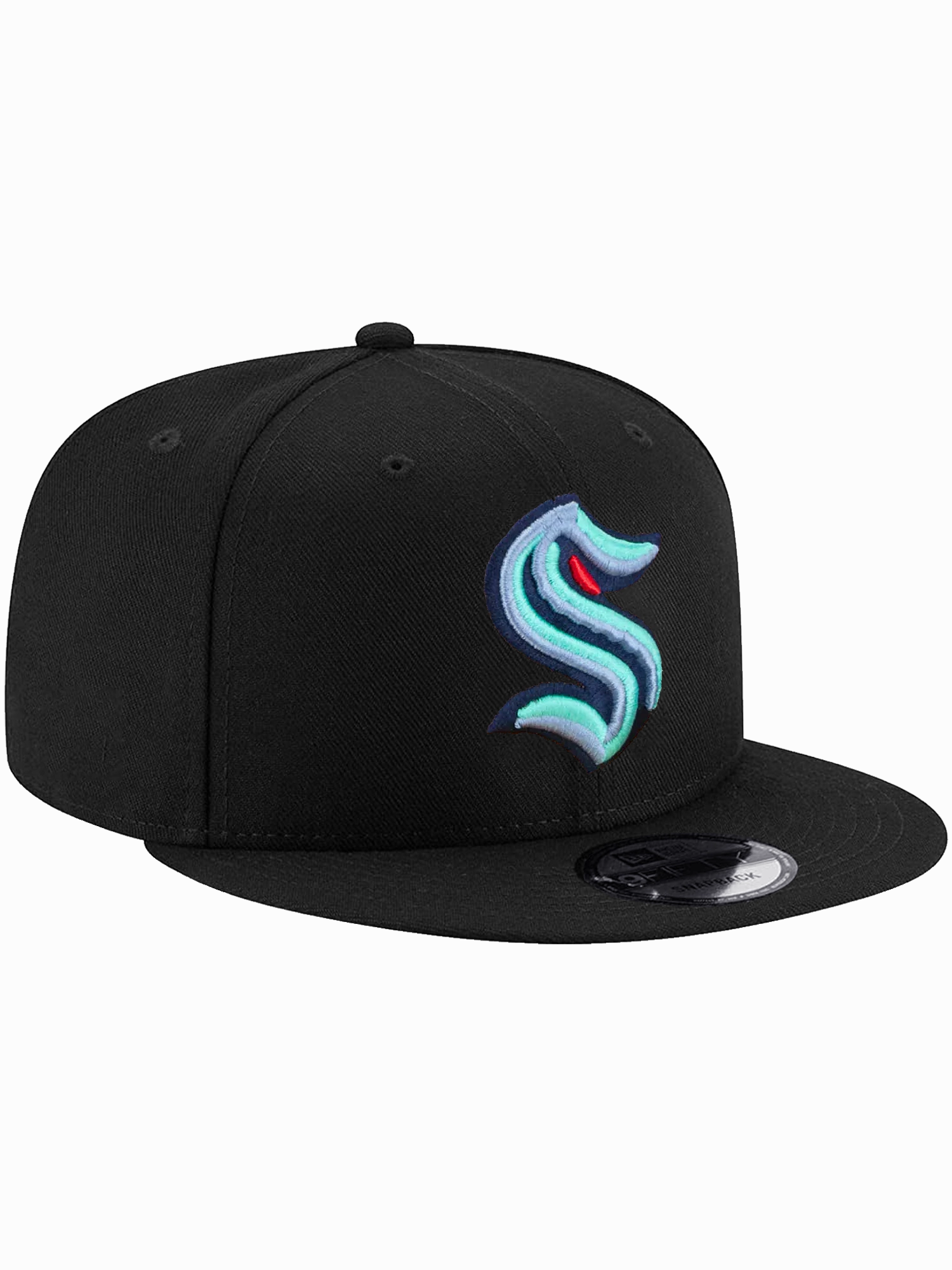 Seattle Kraken New Era NHL Team 9FIFTY Snapback Hat - Black
