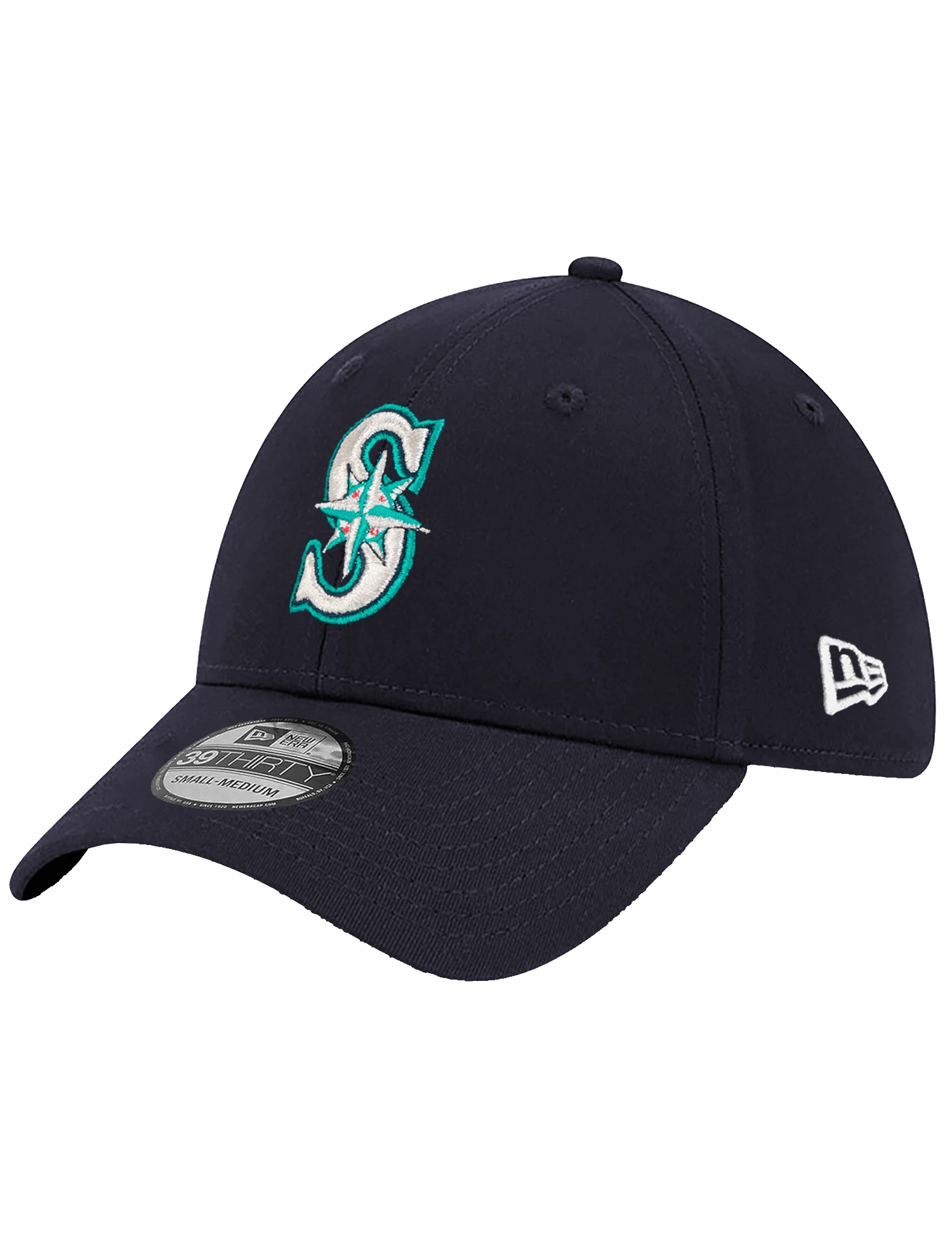 Seattle Mariners New Era MLB Team 39THIRTY Stretch-Fit Hat - Navy