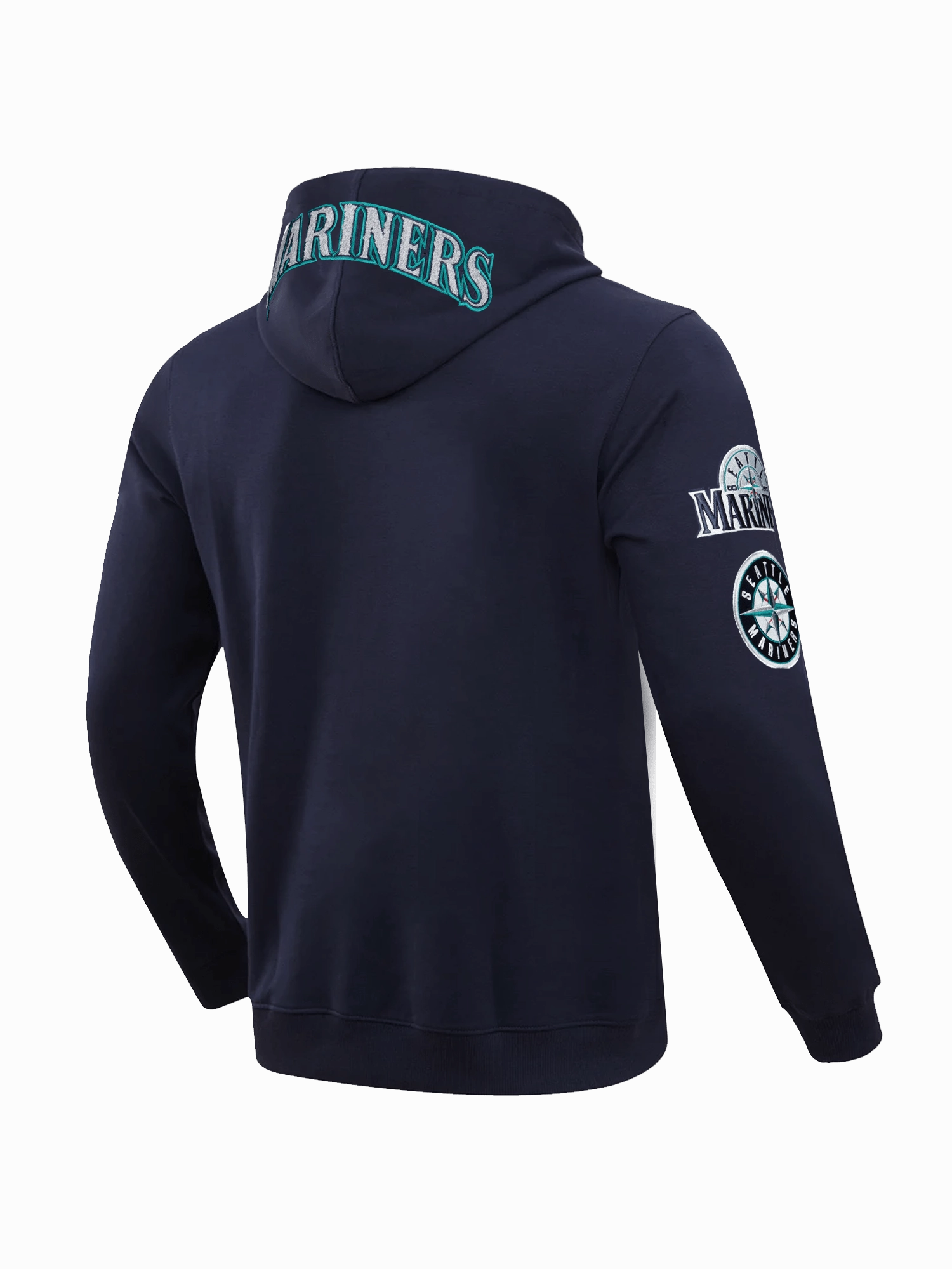 Seattle Mariners Pro Standard MLB Team Chenille Hoodie Jumper  - Navy
