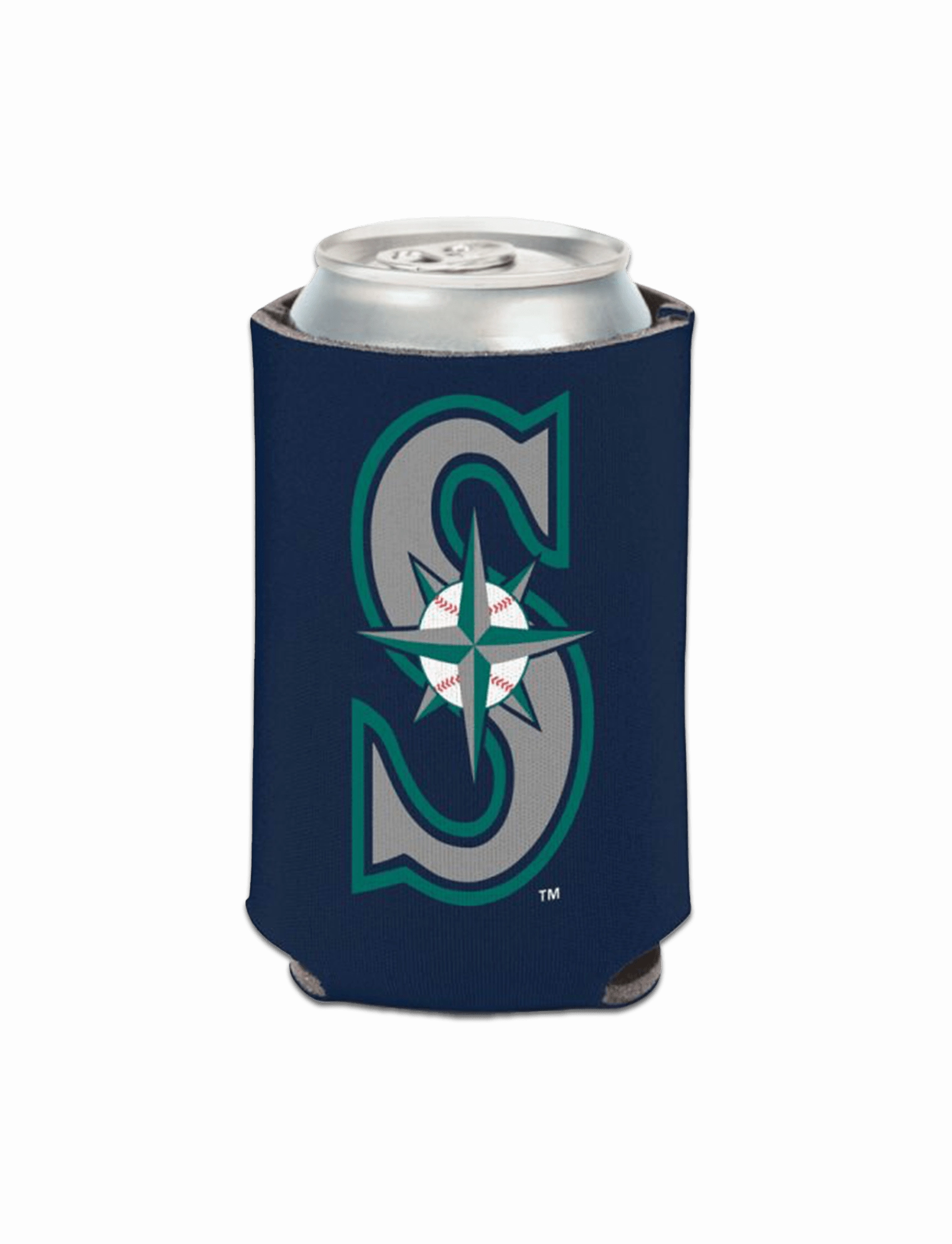 Seattle Mariners Wincraft MLB Double Sided Can Cooler/Stubby Holder