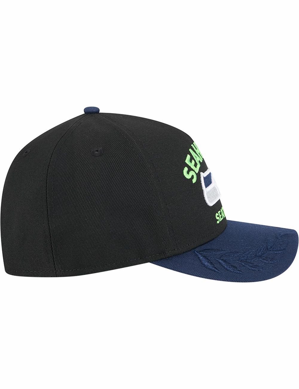 Seattle Seahawks New Era NFL 25 Draft 9FORTY M-Crown Snapback Hat - Black
