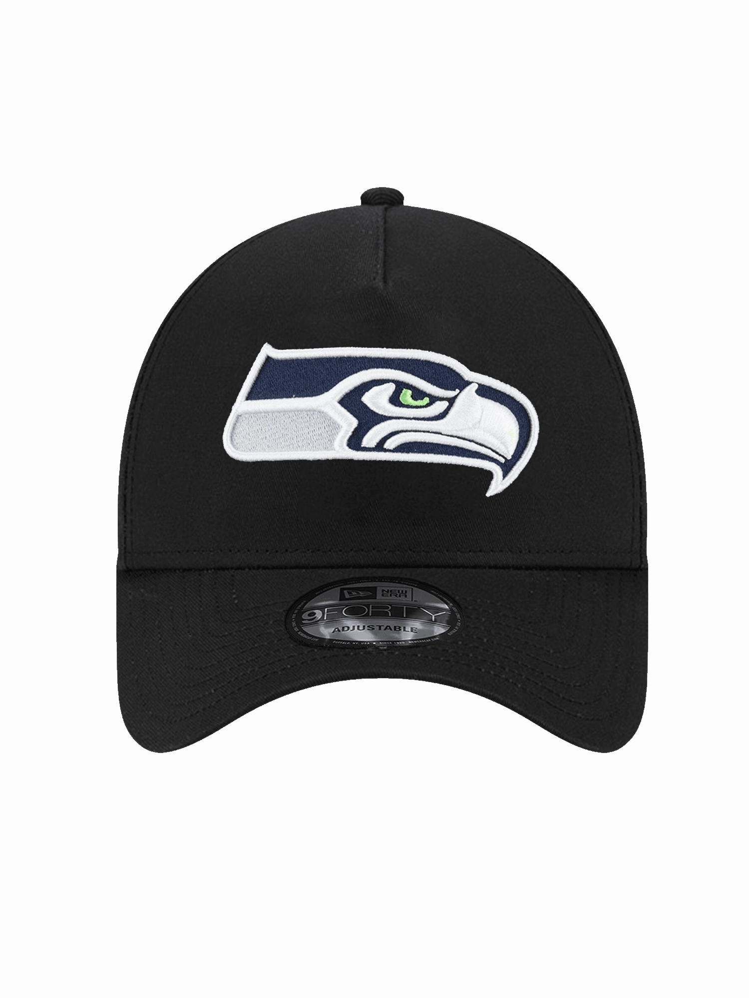 Seattle Seahawks New Era NFL Team 9FORTY A-Frame Snapback Hat - Black