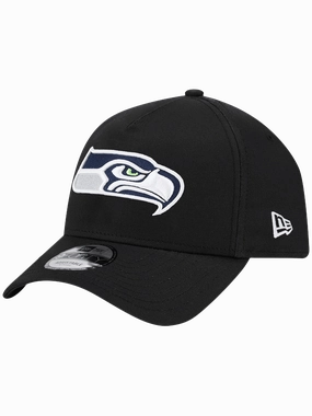 Seattle Seahawks New Era NFL Team 9FORTY A-Frame Snapback Hat - Black