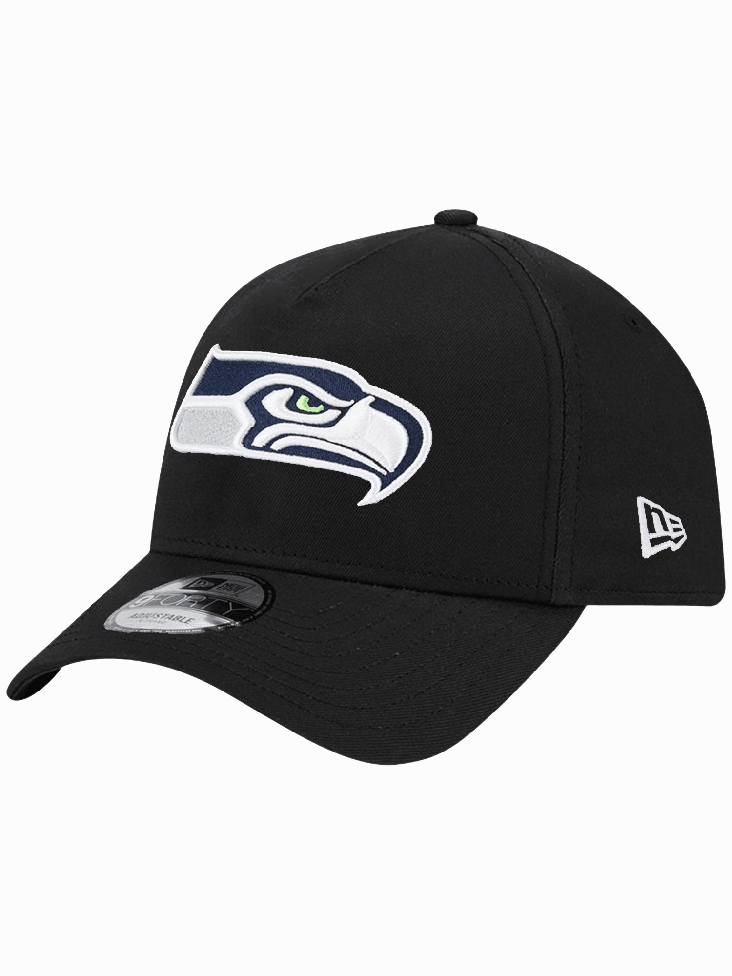 Seattle Seahawks New Era NFL Team 9FORTY A-Frame Snapback Hat - Black