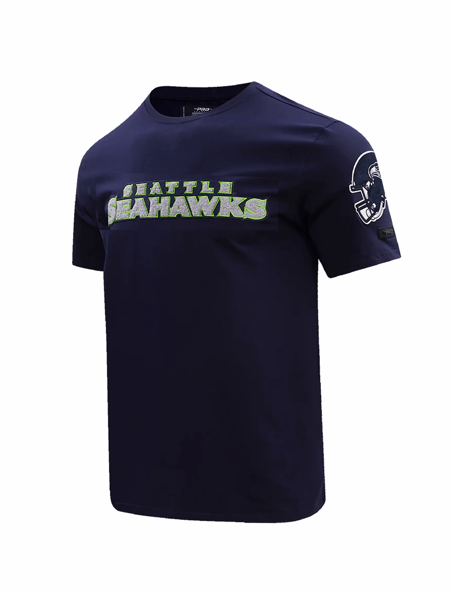 Seattle Seahawks Pro Standard NFL Classic Chenille Flex T-Shirt - Navy