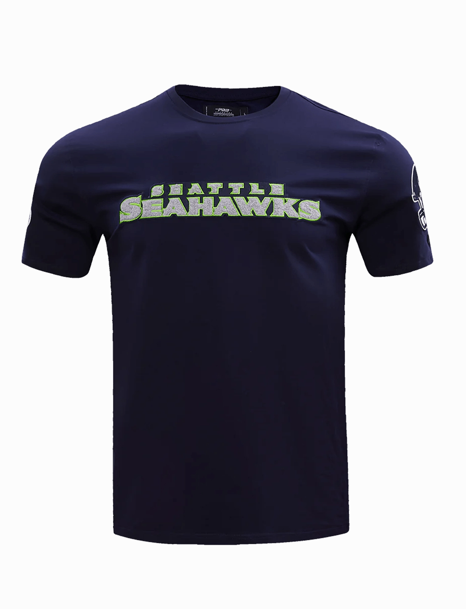 Seattle Seahawks Pro Standard NFL Classic Chenille Flex T-Shirt - Navy