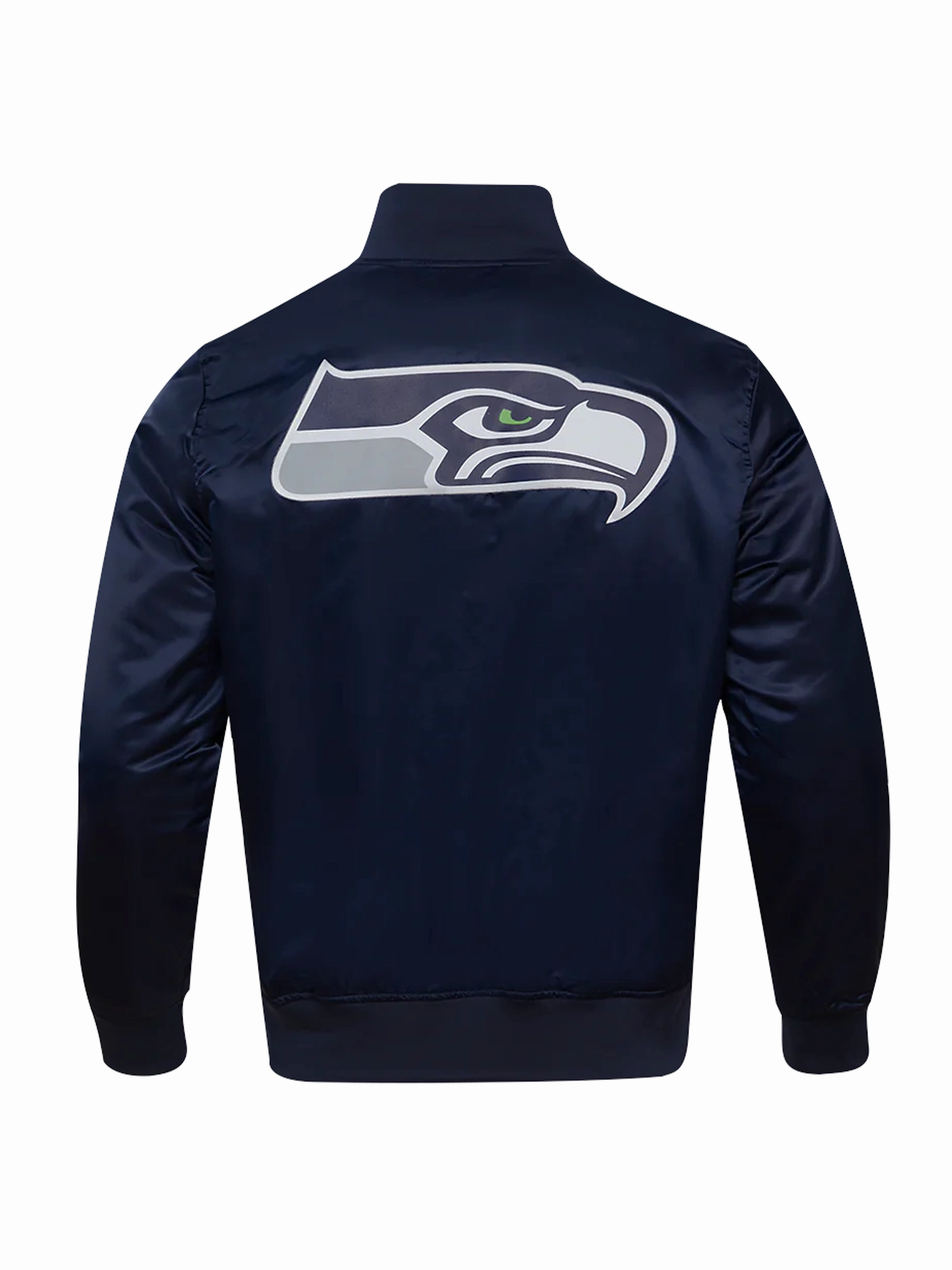 Seattle Seahawks Pro Standard NFL Team Classic Satin Button Jacket - Navy