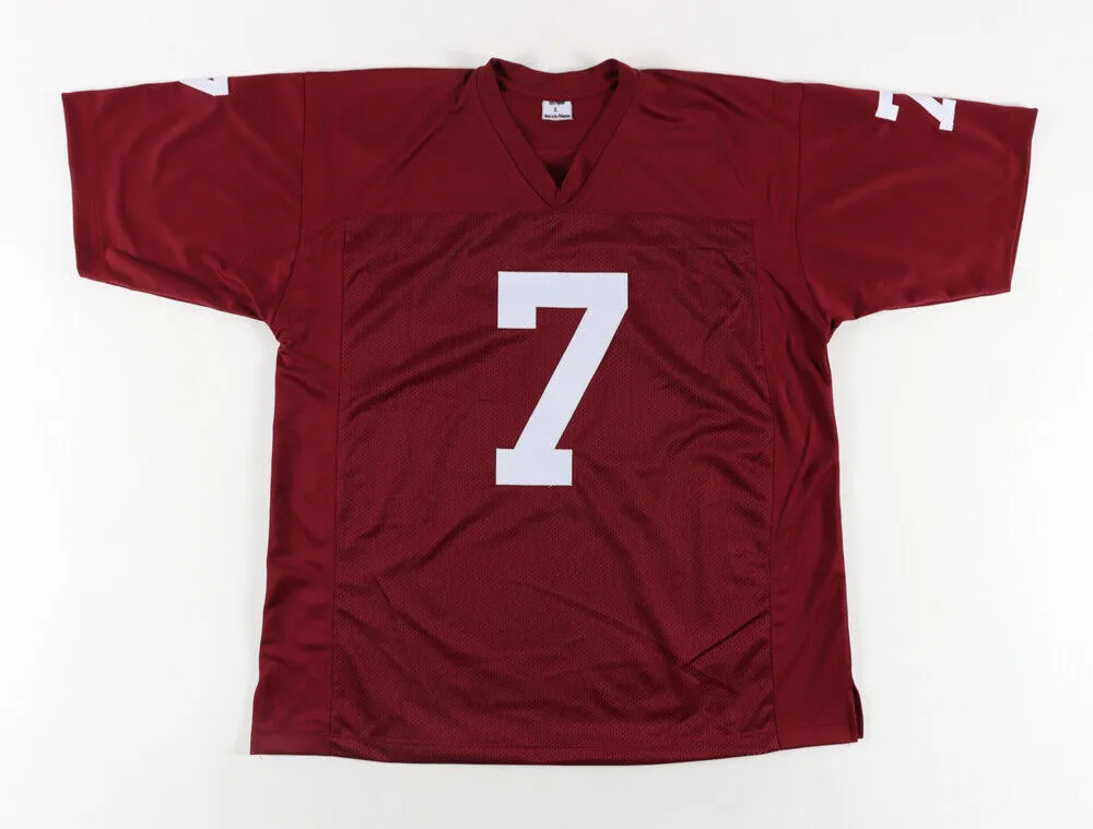 Spencer Rattler Signed Oklahoma Sooners Jersey (Beckett Holo)  2021 Sophmore QB