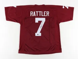 Spencer Rattler Signed Oklahoma Sooners Jersey (Beckett Holo)  2021 Sophmore QB