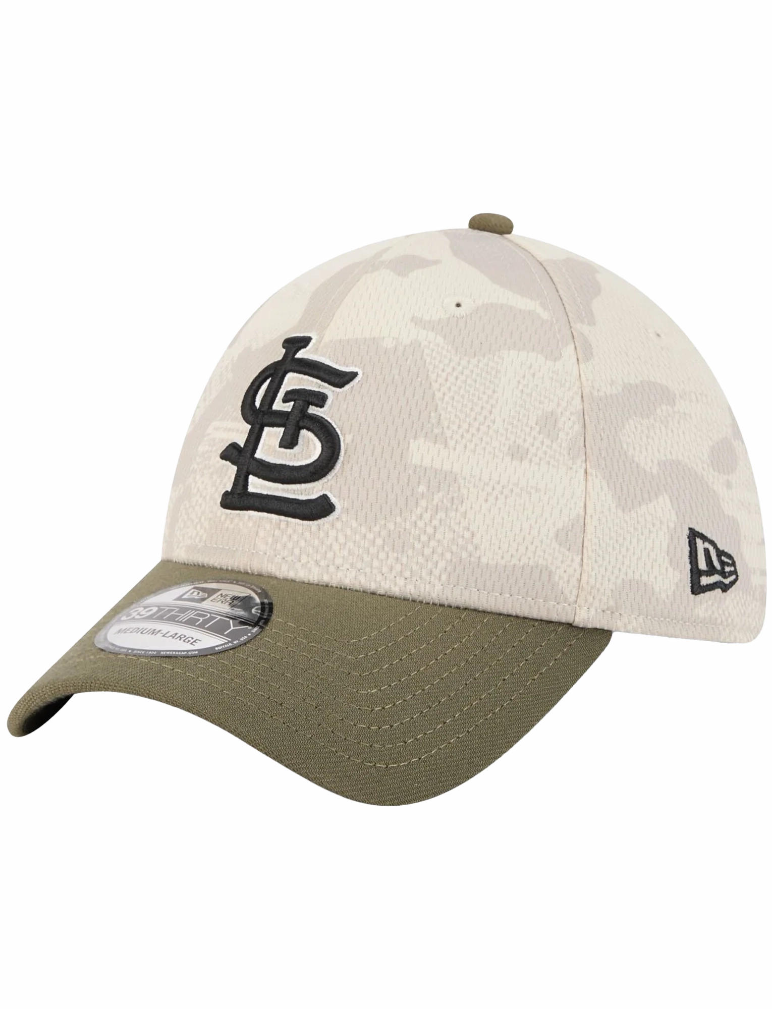 St Louis Cardinals New Era MLB Armed Forces 2025 39THIRTY Stretch-Fit Hat