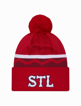St Louis Cardinals New Era MLB City Connect Knit Beanie - Red