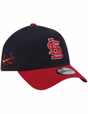 St Louis Cardinals New Era MLB Team Alt 9FORTY A-Frame Snapback Hat - Navy