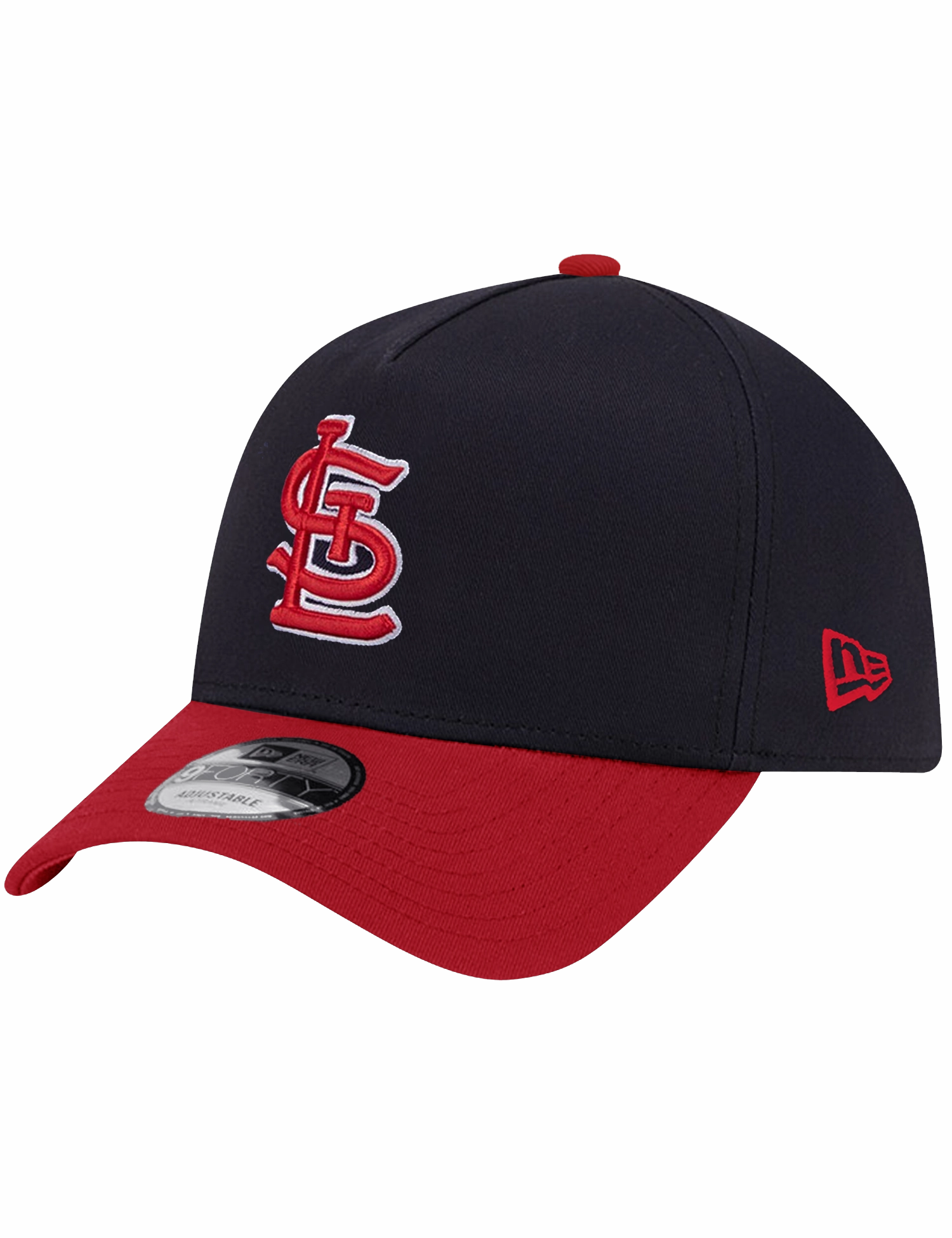 St Louis Cardinals New Era MLB Team Alt 9FORTY A-Frame Snapback Hat - Navy
