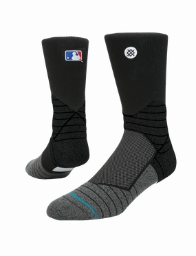 Stance MLB On-Field Diamond Pro Batterman Crew Socks - Black