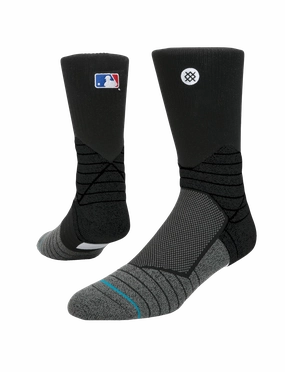 Stance MLB On-Field Diamond Pro Batterman Crew Socks - Black