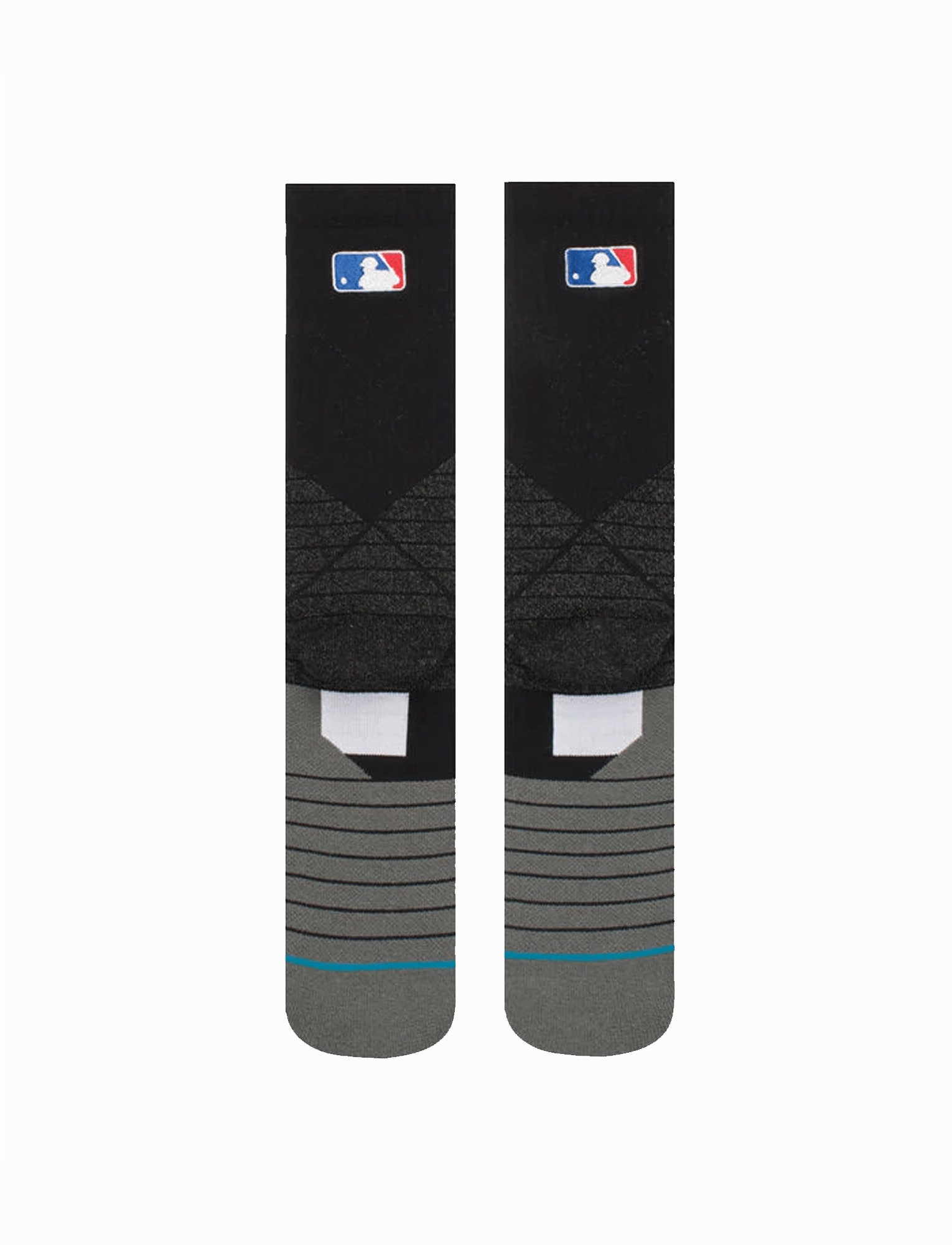 Stance MLB On-Field Diamond Pro Batterman Crew Socks - Black