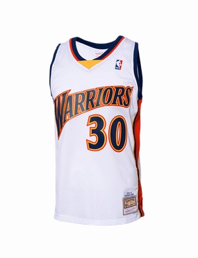 Steph Curry Golden State Warriors Mitchell & Ness NBA 09 Swingman Jersey - White