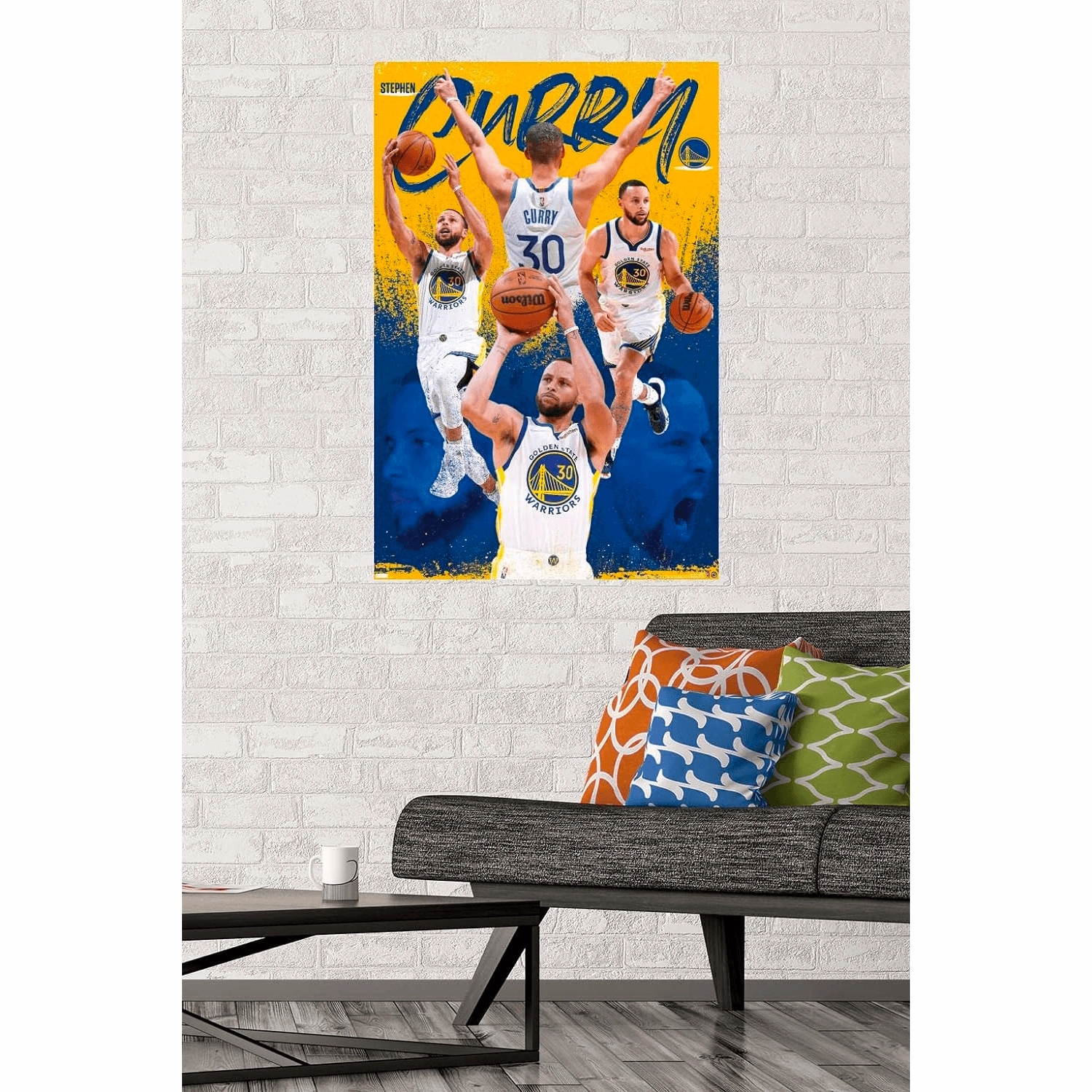 Steph Curry Golden State Warriors Trends NBA 61 x 91.5cm Montage Poster