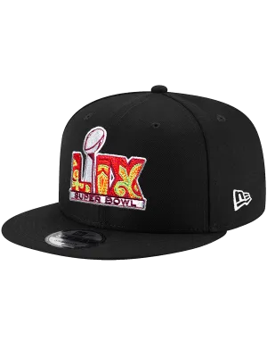 Super Bowl LIX New Era NFL Logo 9FIFTY Snapback Hat - Black