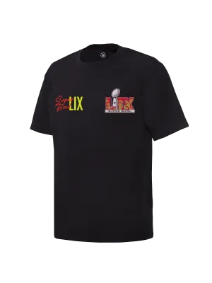 Super Bowl LIX NFL Double Hit T-Shirt - Black