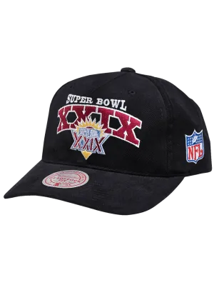 Super Bowl XXIX Mitchell & Ness NFL Origins Deadstock Snapback Hat - Black