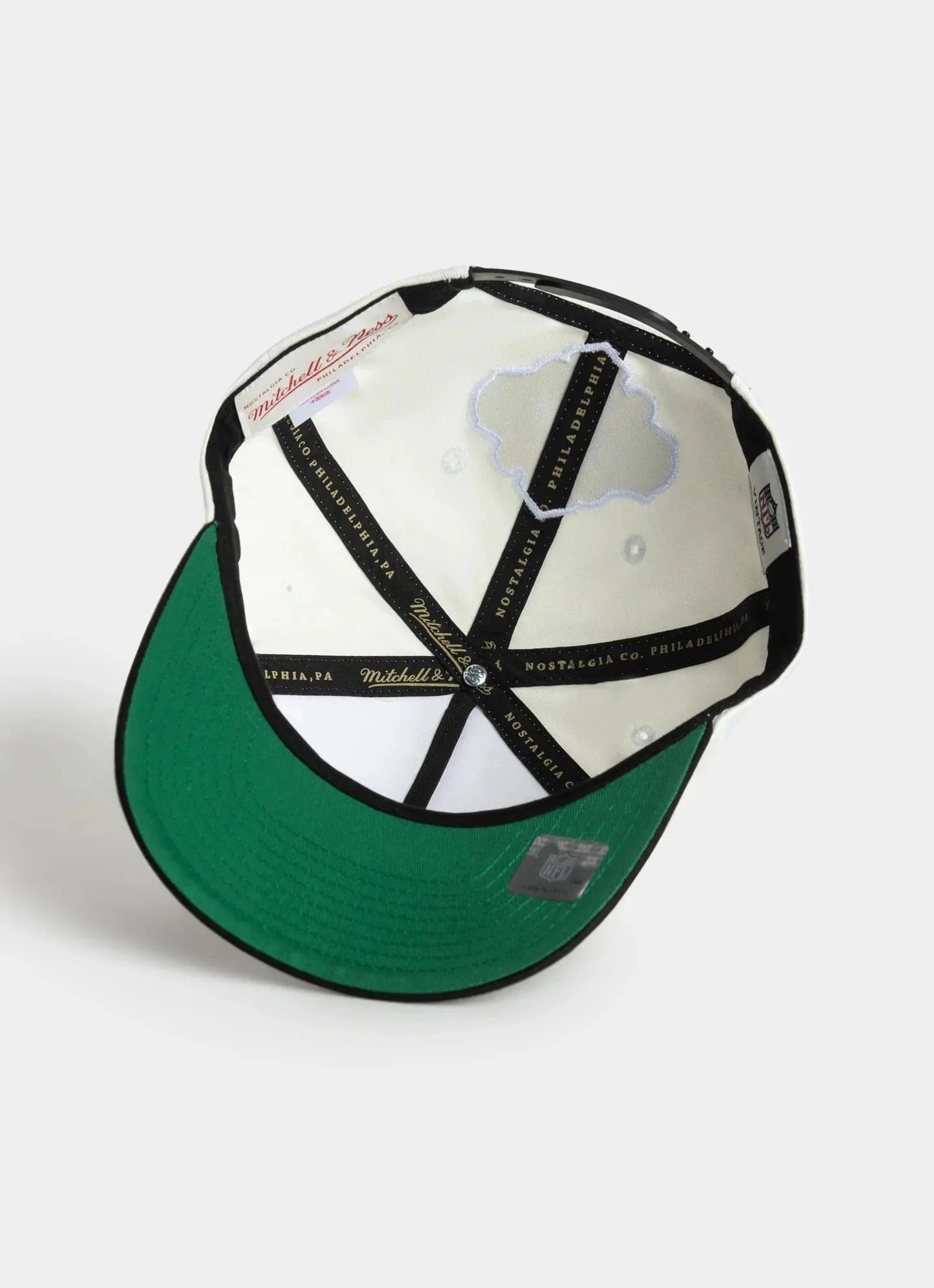 Super Bowl XXXV Mitchell & Ness NFL Origins Deadstock Snapback Hat - Cream