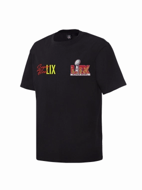 Super Bowl LIX NFL Double Hit T-Shirt - Black