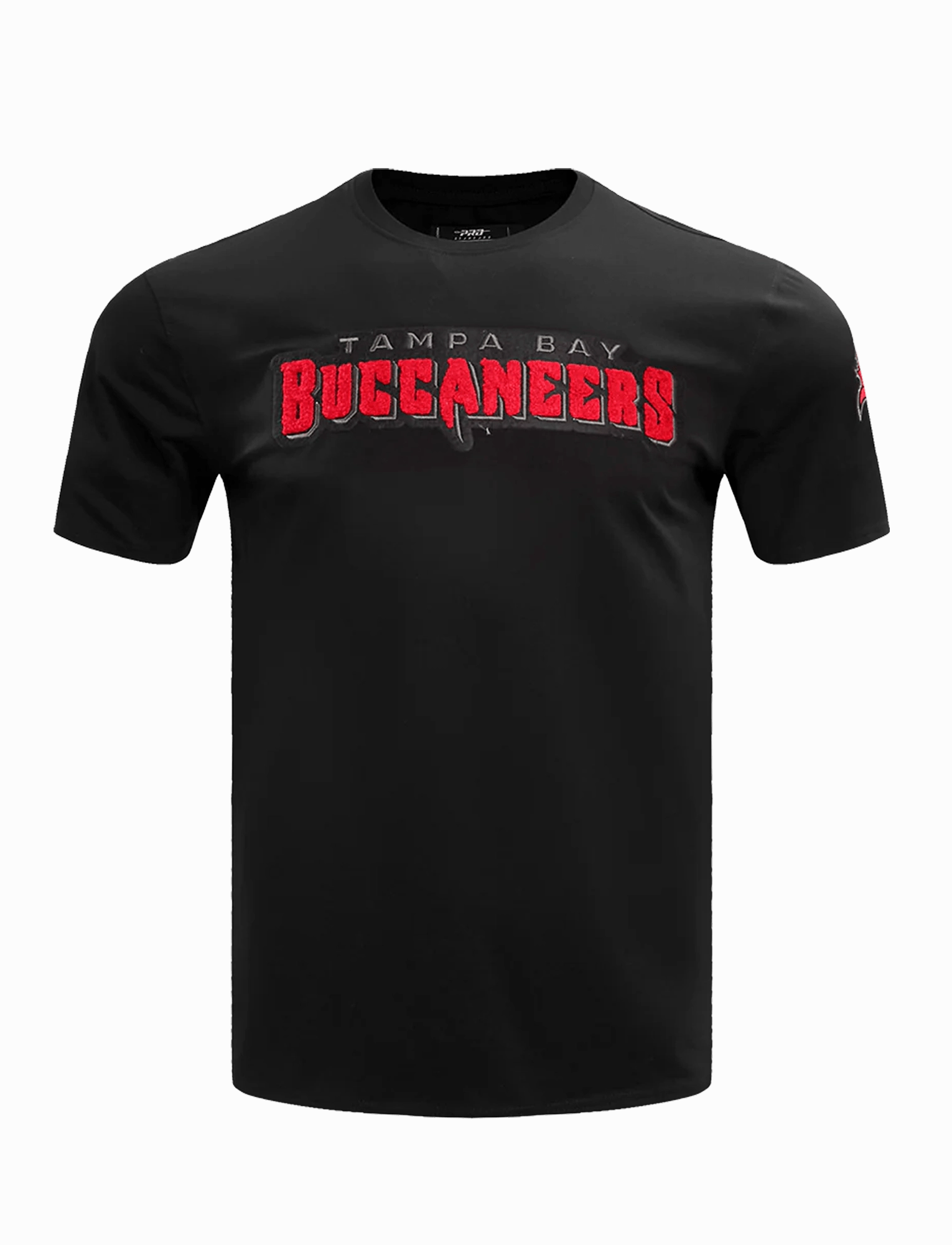 Tampa Bay Buccaneers Pro Standard NFL Classic Chenille Flex T-Shirt - Black