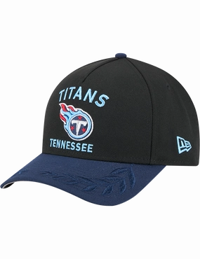 Tennessee Titans New Era NFL 25 Draft 9FORTY M-Crown Snapback Hat - Black