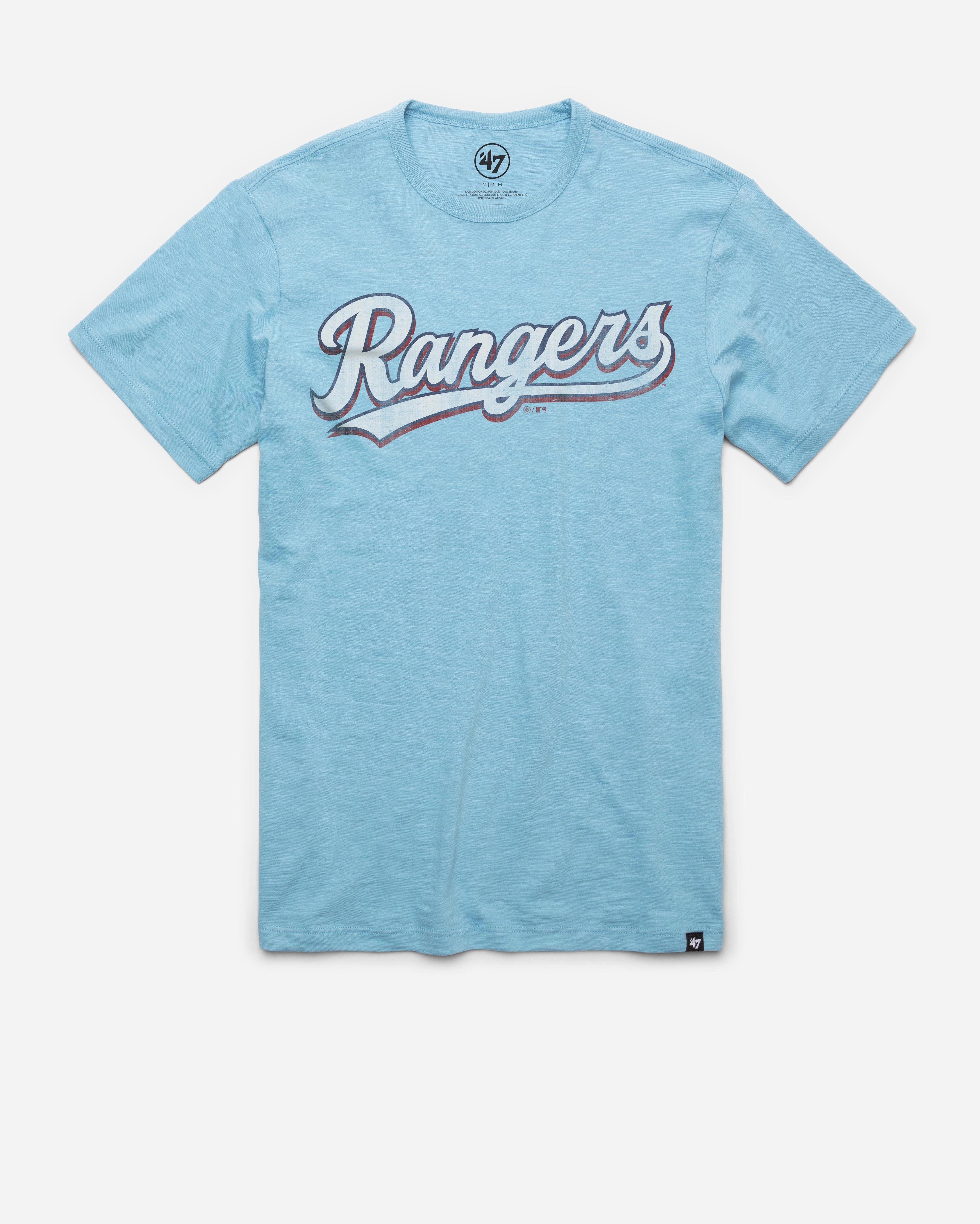 TEXAS RANGERS GRIT WORDMARK '47 SCRUM TEE