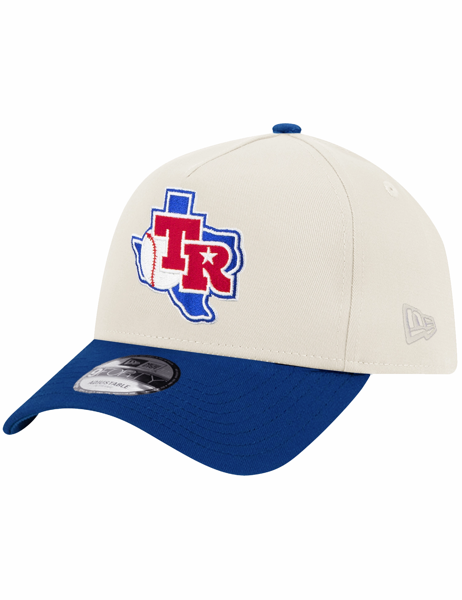 Texas Rangers New Era MLB Arlington 9FORTY A-Frame Snapback Hat - Chrome