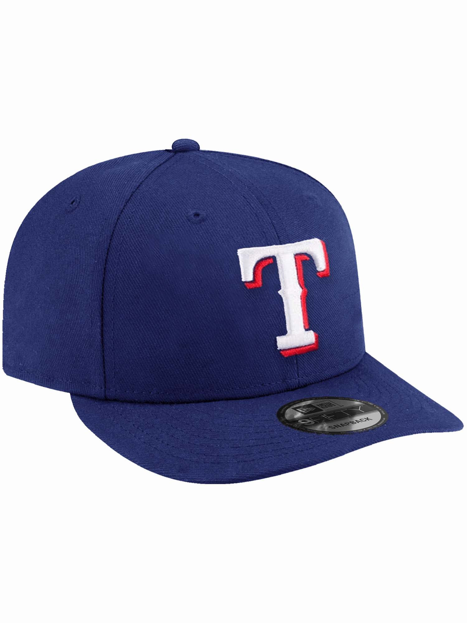 Texas Rangers New Era MLB Team Pre-Curved 9FIFTY Snapback Hat - Blue