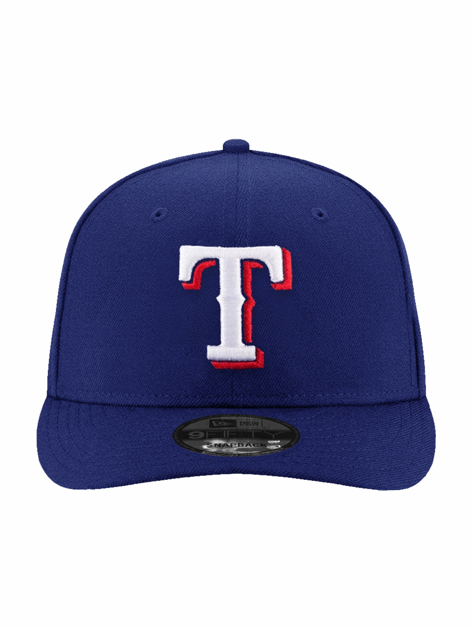 Texas Rangers New Era MLB Team Pre-Curved 9FIFTY Snapback Hat - Blue