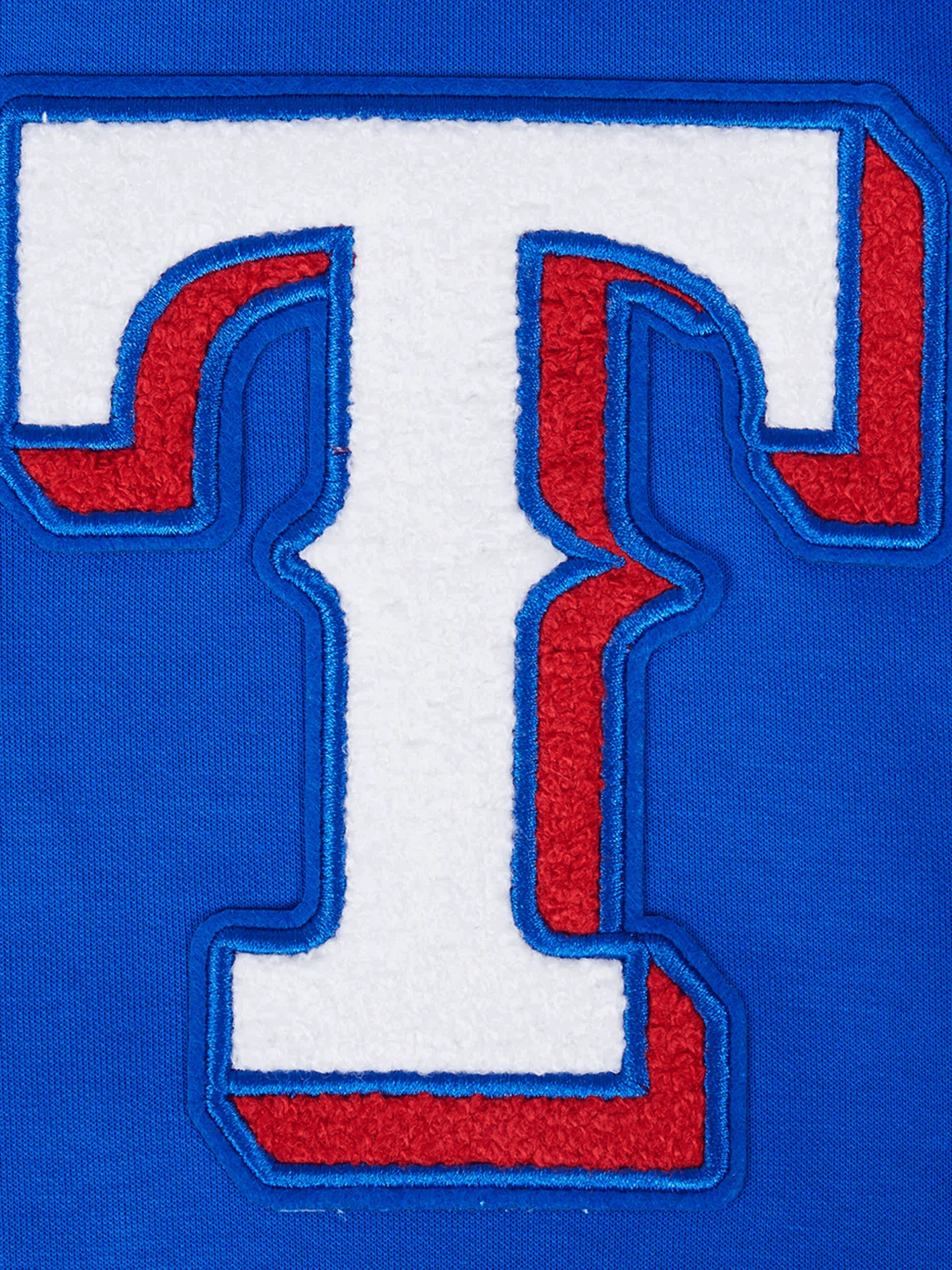 Texas Rangers Pro Standard MLB Team Chenille Hoodie Jumper  - Blue