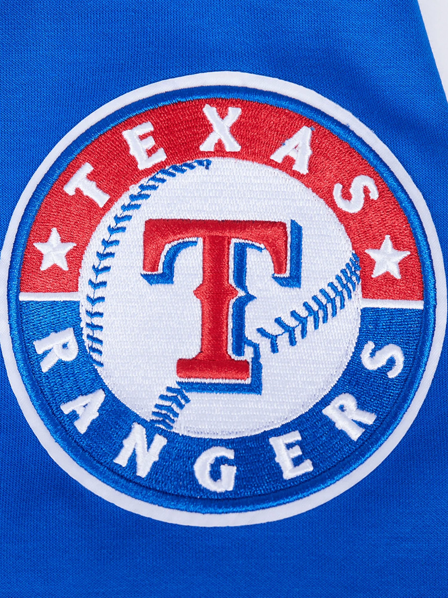 Texas Rangers Pro Standard MLB Team Chenille Hoodie Jumper  - Blue