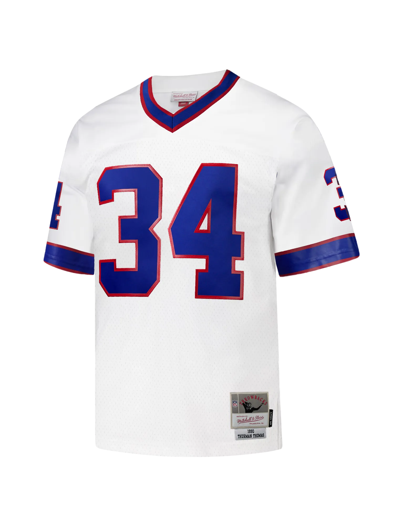 Thurman Thomas Buffalo Bills Mitchell & Ness NFL 1990 Legacy Jersey - White