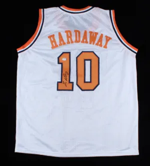 Tim Hardaway Signed Unv Texas El Paso Miners Jersey (PSA COA) Warriors, Heat