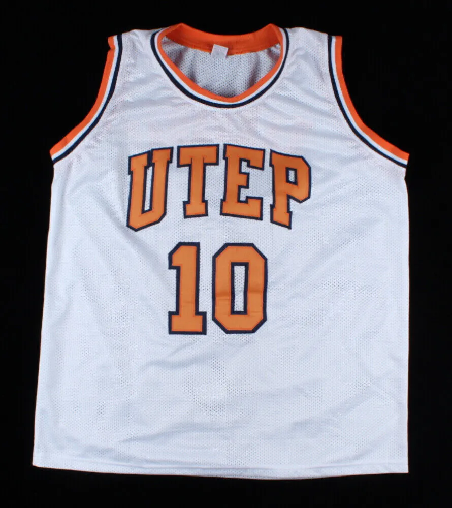 Tim Hardaway Signed Unv Texas El Paso Miners Jersey (PSA COA) Warriors, Heat