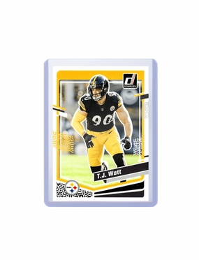 TJ Watt Pittsburgh Steelers Panini NFL 23-24 Donruss Card
