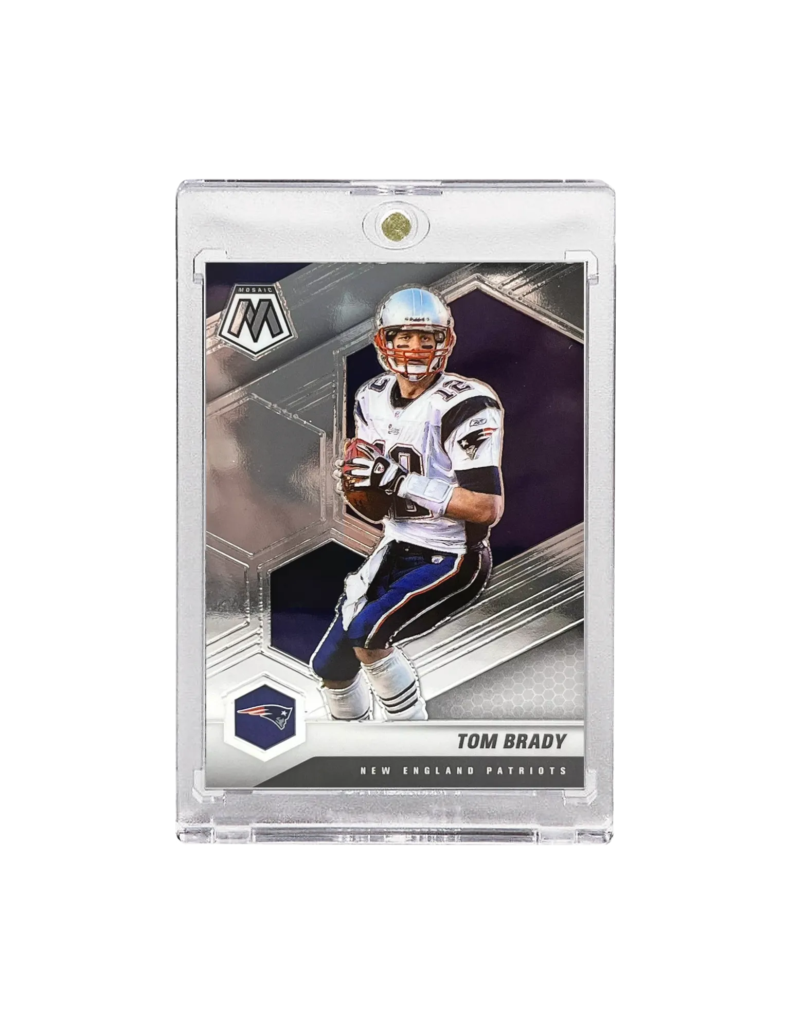 Tom Brady New England Patriots Panini NFL Mosaic 21 Base Trading Card