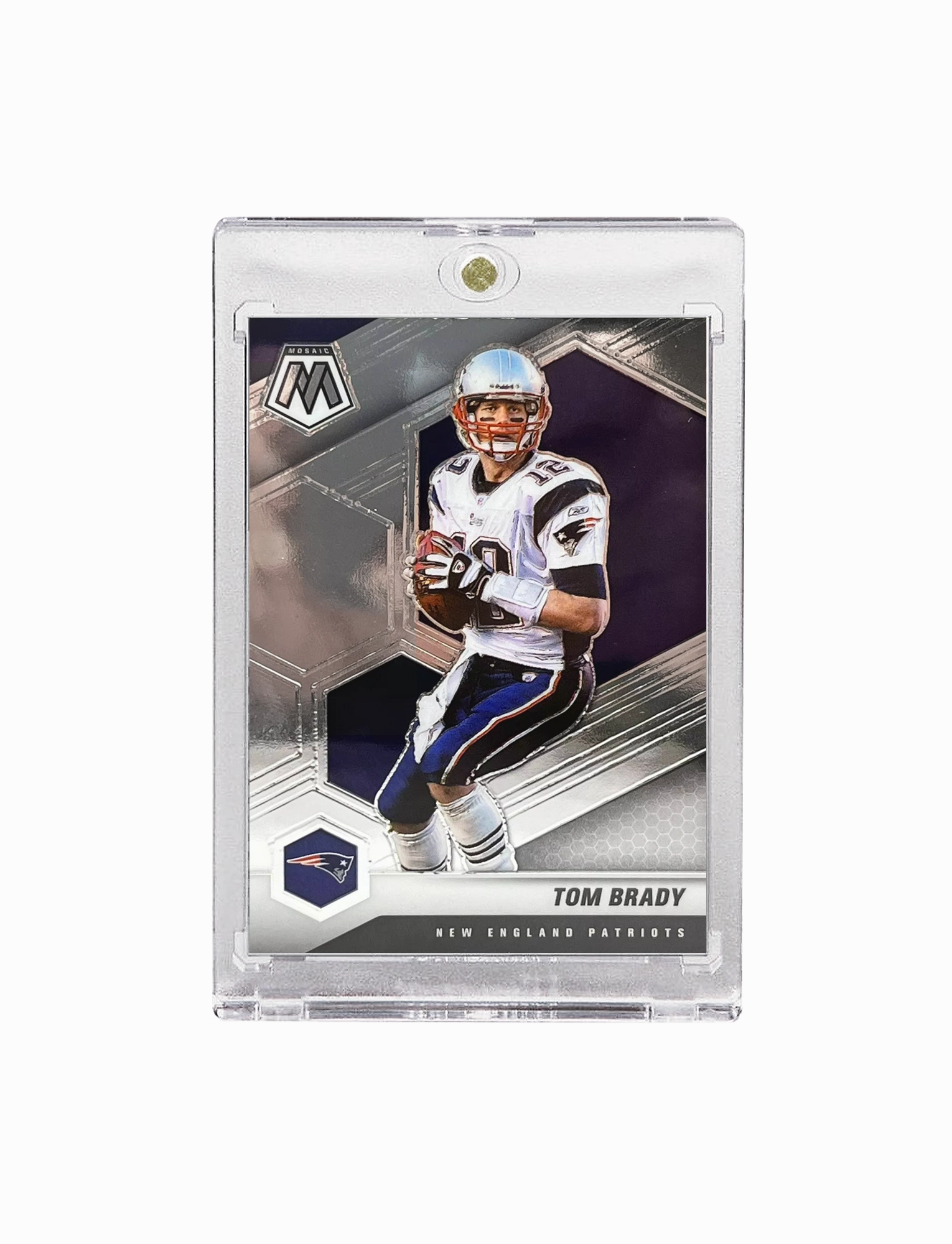 Tom Brady New England Patriots Panini NFL Mosaic 21 Base Trading Card