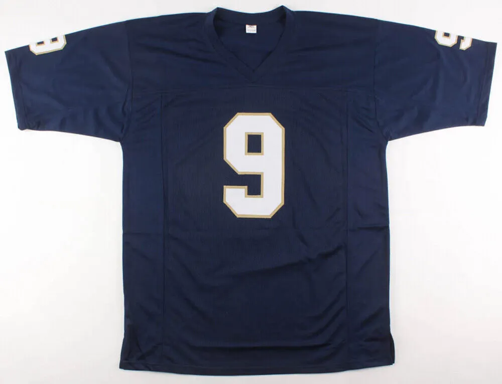 Tony Rice Signed Notre Dame Fighting Irish Jersey (JSA COA)Heisman Finalist 1989