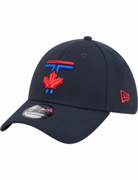 Toronto Blue Jays New Era MLB City Connect 39THIRTY Stretch-Fit Hat - Navy