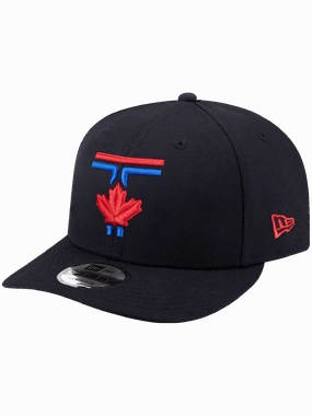 Toronto Blue Jays New Era MLB City Connect 9FIFTY Pre-Curved Snapback Hat - Navy