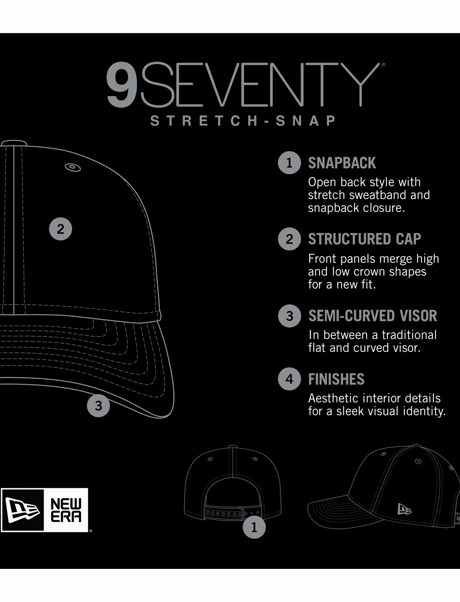 Toronto Blue Jays New Era MLB City Connect 9SEVENTY Stretch Snapback Hat - Navy