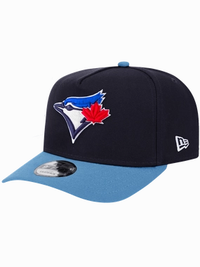 Toronto Blue Jays New Era MLB Team 2T Pre-Curved 9FIFTY A-Frame Snapback Hat - Navy