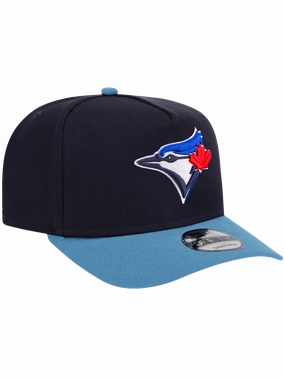 Toronto Blue Jays New Era MLB Team 2T Pre-Curved 9FIFTY A-Frame Snapback Hat - Navy