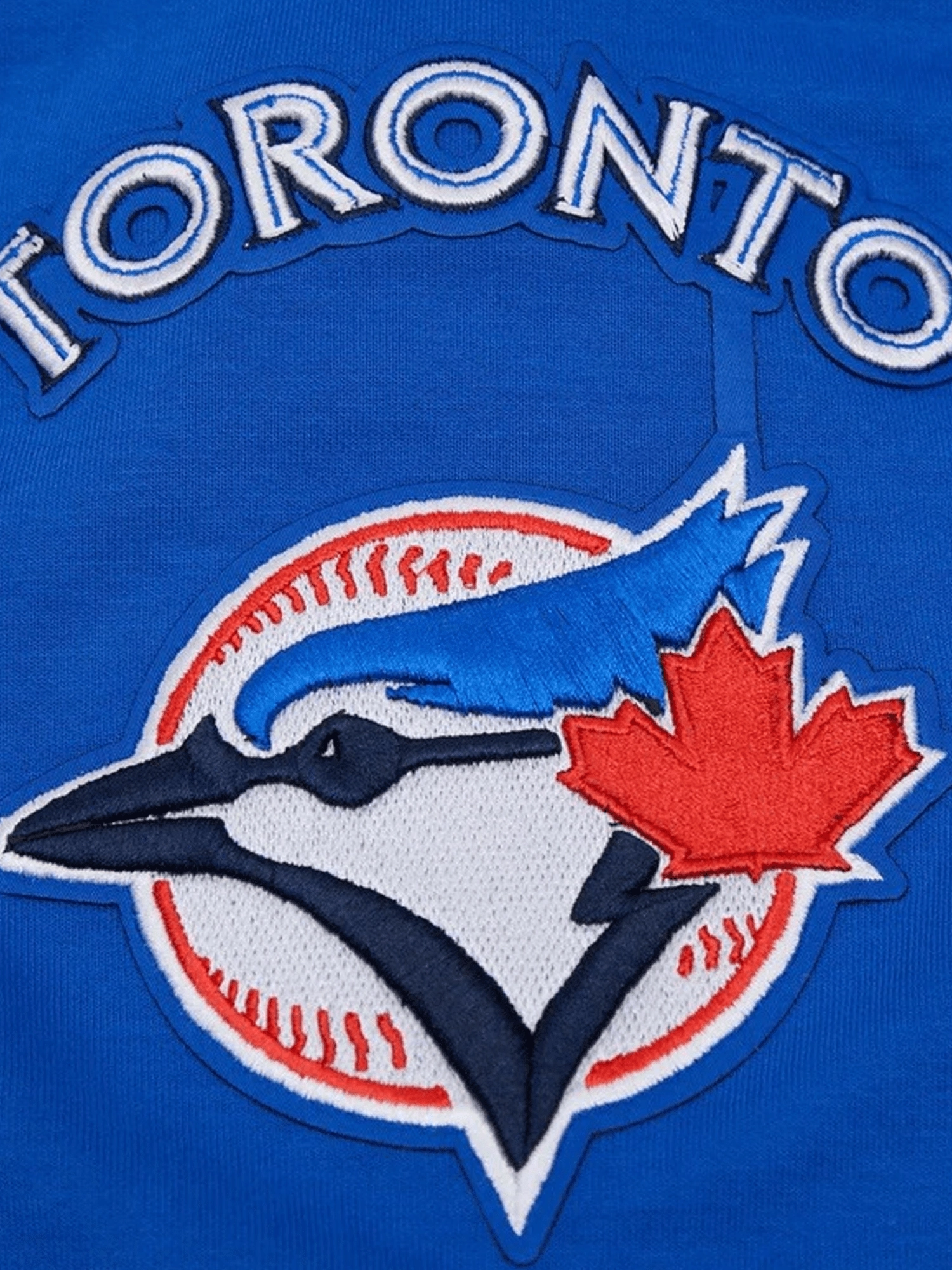 Toronto Blue Jays Pro Standard MLB Team Chenille Hoodie Jumper  - Blue