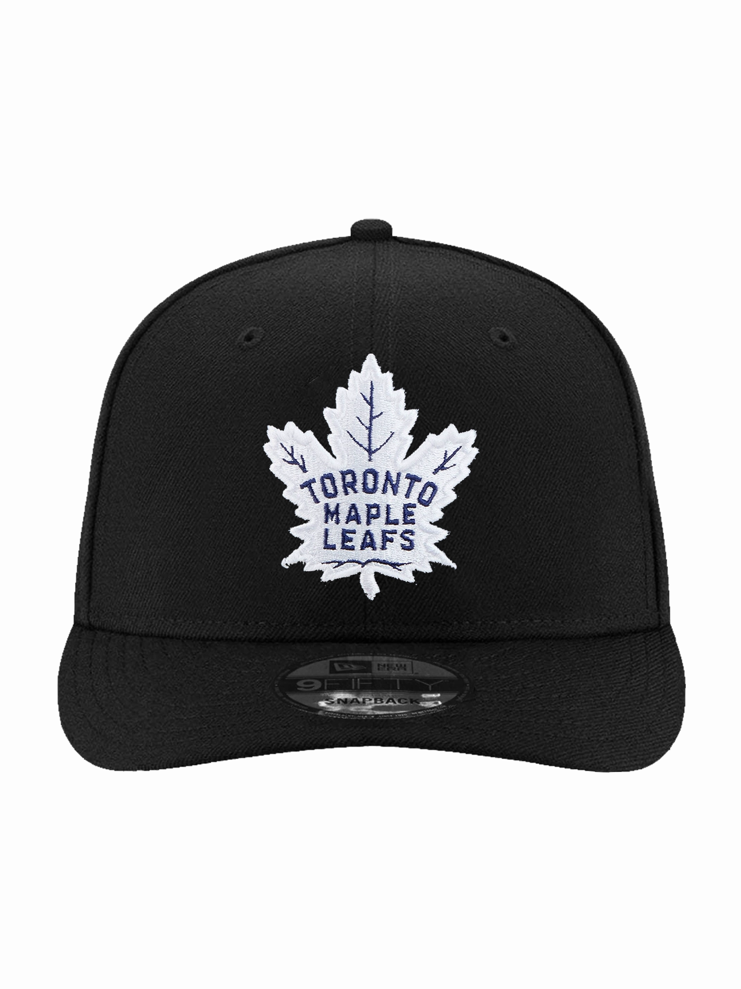 Toronto Maple Leafs New Era NHL Team 9FIFTY Pre-Curved Snapback Hat - Black