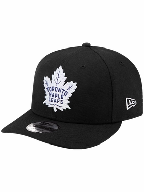 Toronto Maple Leafs New Era NHL Team 9FIFTY Pre-Curved Snapback Hat - Black
